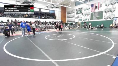 138 lbs Champ. Round 2 - Ian Thompson, San Clemente vs Valentin Rosas, North Torrance