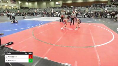 98 lbs Final - Christian Alvarez, DUB Wrestling vs Hayden Boise, Willows Wrestling