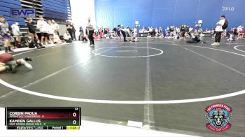 72 lbs Round 3 (4 Team) - Kamden Gallus, East Kansas Eagles Gold vs Corbin Padua, Potentially Dangerous