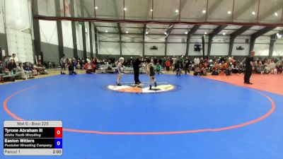 70 lbs 1st Place Match - Tyrone Abraham III, Aloha Youth Wrestling vs Easton Witters, Punisher Wrestling Company