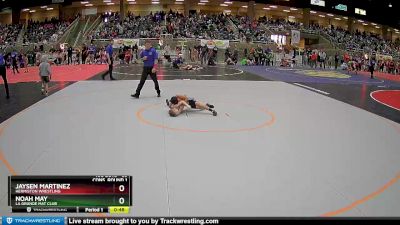 59 lbs Cons. Round 1 - Jaysen Martinez, Hermiston Wrestling vs Noah May, La Grande Mat Club