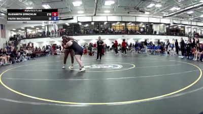 207 lbs Round 2 (16 Team) - Elizabeth Stricklin, D`Youville vs Faith Macharia, Schreiner University (A)
