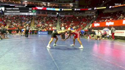 3A-144 lbs Cons. Round 4 - Danny Peters, Clinton vs Trenton Byers, Council Bluffs Abraham Lincoln