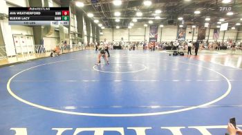 132 lbs Rr Rnd 2 - Ava Weatherford, Demolition Elite vs Elexis Lacy, Hammer Wrestling Club