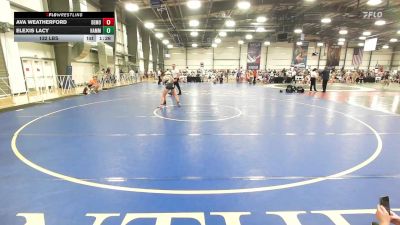 132 lbs Rr Rnd 2 - Ava Weatherford, Demolition Elite vs Elexis Lacy, Hammer Wrestling Club