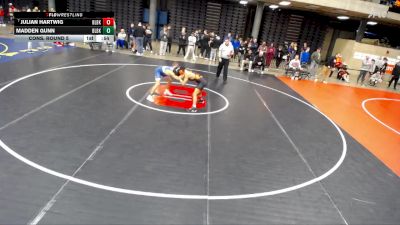 106 lbs Cons. Round 5 - Julian Hartwig, Unattached vs Madden Gunn, Wauconda