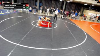 106 lbs Cons. Round 5 - Julian Hartwig, Unattached vs Madden Gunn, Wauconda