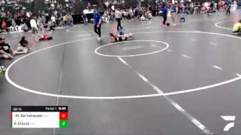 68-74 lbs Cons. Semi - Miley Bernshausen, FoxFit Wrestling vs Peyton Eklund, York Wrestling Club