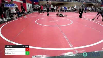 88 lbs Consi Of 4 - Czarlie Diffee, Cowboys vs Brayden Otero, Team Tulsa Wrestling Club