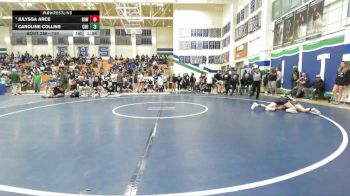 110 lbs Semifinal - Julyssa Arce, Brawley vs Caroline Collins, Carlsbad