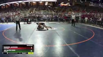 1A 120 lbs Semifinal - Shaver Jackson, Palm Bay vs De`Quon King, Raines