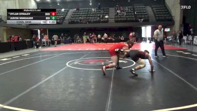 157 lbs Cons. Semi - Dylan Straley, Southern Oregon vs Justin Windauer, Montana State-Northern