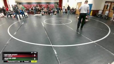 150 lbs Cons. Round 3 - Hunter Krei, Lovell vs Dayton Stott, Rock Springs