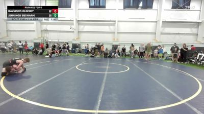 114 lbs Consi Of 8 #2 - Raymond Glinsky, NY vs Jennings Bednarki, OH