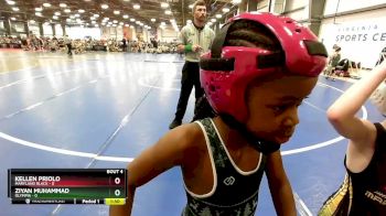 48 lbs Rd# 4- 2:00pm Friday Final Pool - Kellen Priolo, Maryland BLACK vs Ziyan Muhammad, Olympia