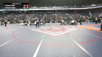 1-4A - 126 Quarterfinal - Dianna James, First Flight High School vs Katelyn Kiker, West Stanly High School