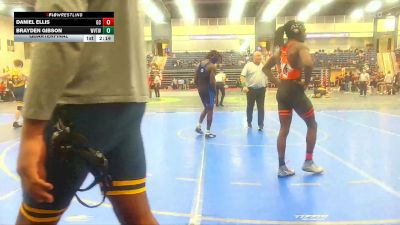 141 lbs Quarterfinal - Daniel Ellis, Georgetown (KY) vs Brayden Gibson, Shorter