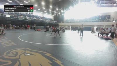 133 lbs Champ. Round 2 - Tripp Saire, Cerritos College vs Luis Gonzalez, Modesto Junior College