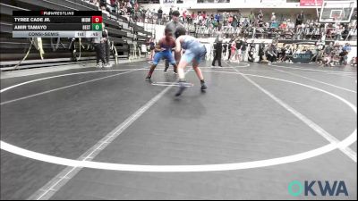 106 lbs Consolation - Tyree Cade Jr., Midwest City Bombers Youth Wrestling Club vs Amir Tamayo, Best Trained