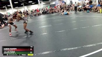 106 lbs Round 1 (4 Team) - Aaron Mangra, Savage WA Black vs Calvin Parke, Orchard South WC