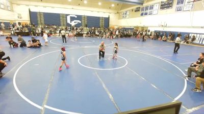 40 lbs Round 2 - Rocco Camarena, SoCal Hammers Wrestling vs Eliana Meza, Pounders Wrestling Club