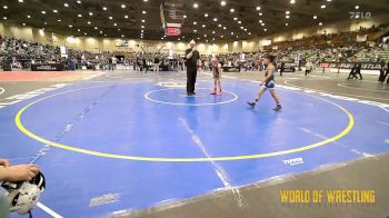 64 lbs 2nd Place - Parker Salcedo, Sunkist Kids Monster Garage vs Nicolas Estrada, Victory Wrestling-Central WA