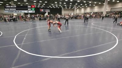 157 lbs Champ. Rd Of 16 - Jake Miller, Broken Arrow Wrestling Club vs Kash Brown, North Dakota