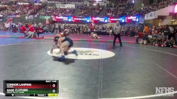 AA - 138 lbs Quarterfinal - Connor Lamping, Helena vs Gage Clothier, Great Falls / MSDB