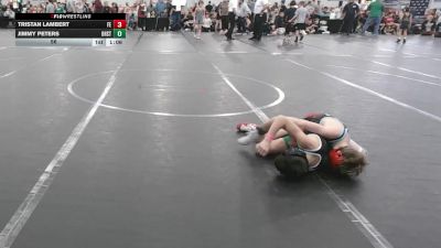 56 lbs Round 2 (6 Team) - Tristan Lambert, Firebird Elite vs Jimmy Peters, Ohio Stingers