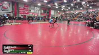 120 lbs Cons. Round 4 - Chloe Williams, Laguna Hills vs Ella Escoto, Centennial