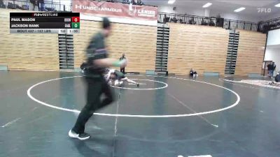 157 lbs Quarterfinal - Paul Mason, Georgia vs Jackson Rank, Eagle Eye Wrestling Club