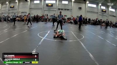 72 lbs Round 1 (10 Team) - Kai Harris, ROUGHHOUSE vs Jackson Beegle, FORGE