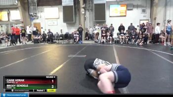 160 lbs Round 4 (8 Team) - Brody Sendele, POWA vs Caige Horak, Team 922