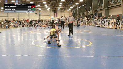 76 lbs Round 5 - 3:00pm Friday - Julie Fleming, CTWHALE vs Reid Stoner, Ranger Wrestling Club