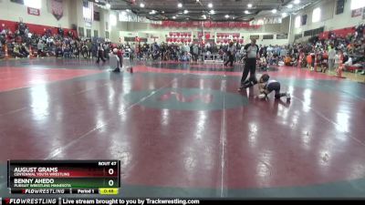 85 lbs Quarterfinal - Benny Ahedo, Pursuit Wrestling Minnesota vs August Grams, Centennial Youth Wrestling