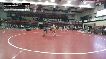 157 lbs 5th Place Match - David Gleason, Missouri vs Hayden Whidden, SIUE