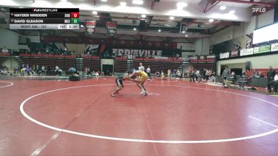 157 lbs 5th Place Match - David Gleason, Missouri vs Hayden Whidden, SIUE