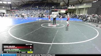 108 lbs Cons. Round 3 - Genesis Guerrero, Victory Wrestling-Central WA vs Emma Wilson, Shelton Wrestling Club