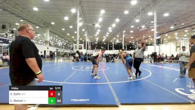 174 lbs Rr Rnd 4 - Xayden Sallit, Grit Mat Club vs Conor Wetzel, Beast Of The East