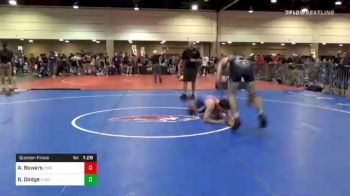 170 lbs Quarterfinal - Aiden Bowers, Christian Brothers High School Wrestling vs Bryce Dodge, Florida