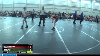 120 lbs Round 2 (10 Team) - Tyler Ineman, Donahue vs Asa Yost, Patriots