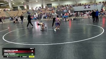 115 lbs Champ. Round 1 - Nash Ramsey, Whitwell Wrestling Club vs Tristen Fowler, Heritage Outlaws