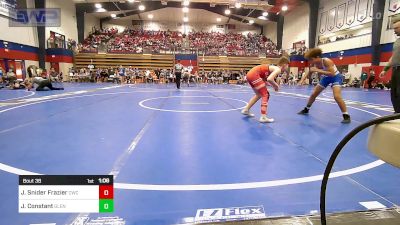 110 lbs Rr Rnd 2 - Jake Snider Frazier, Claremore Wrestling Club vs Jordan Constant, Glenpool Warriors