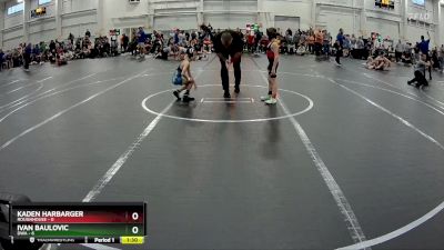 52 lbs Round 6 (10 Team) - Ivan Baulovic, DWA vs Kaden Harbarger, ROUGHHOUSE