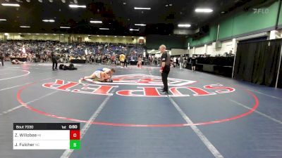 165 lbs Round Of 128 - Zane Willobee, MI vs Jackson Fulcher, NC