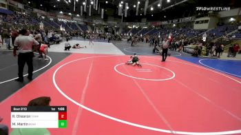 116 lbs Semifinal - Riker Ohearon, Team Utah vs Malakii Martin, Bear Cave WC