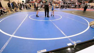 64 lbs Quarterfinal - Brody Harris, Bartlesville Wrestling Club vs Baylon Reece, Grove Takedown Club