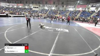 52 lbs 5th Place - Kashton Warman, Alamosa Wrestling vs Beyeler Dumbleton, Bear Cave