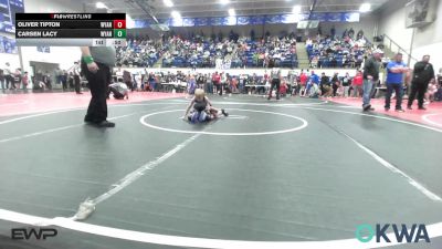 46 lbs Consolation - Oliver Tipton, Wyandotte Youth Wrestling vs Carsen Lacy, Wyandotte Youth Wrestling
