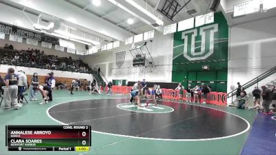 145 lbs Cons. Round 2 - Clara Soares, Newport Harbor vs Annalese Arroyo, Norco